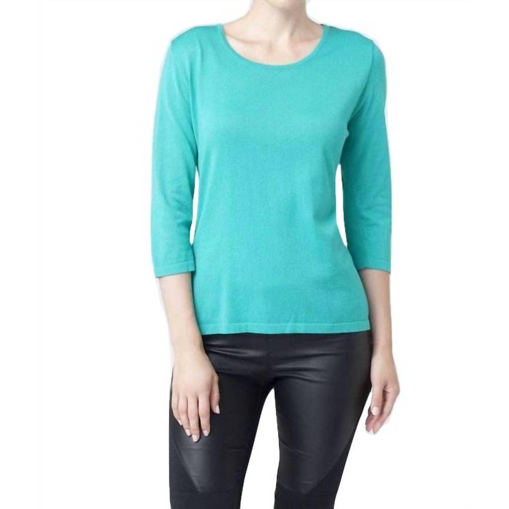 NEW ANGEL scoop-neck top in mint